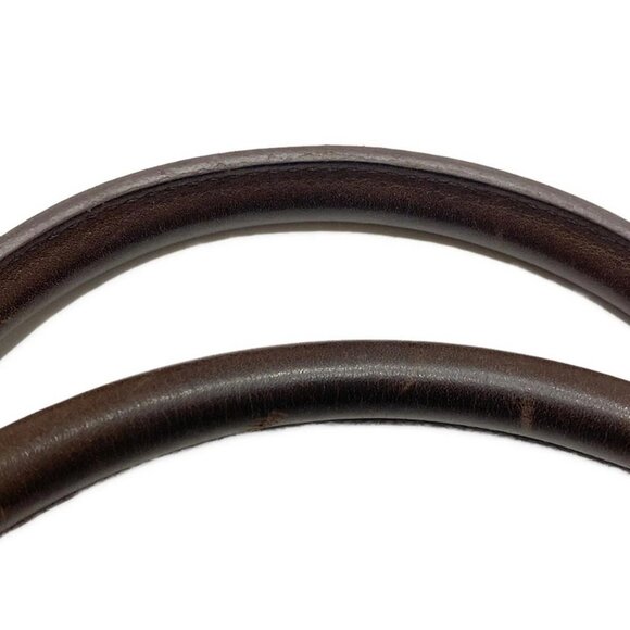 Auth COACH Signature Small Carryall 6089 Khaki Dark Brown Jacquard Leather - Picture 4 of 9